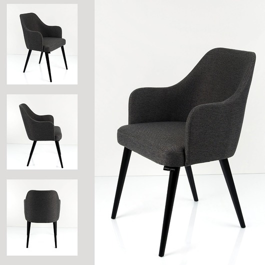 krzesła Producent Krzesło Tapicerowane EMRA WOOD  DELUXE KR-9
