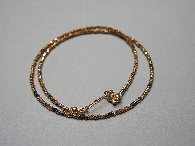chokery Shine  (Hematyt gold) choker naszyjnik -  szlachetna kolekcja