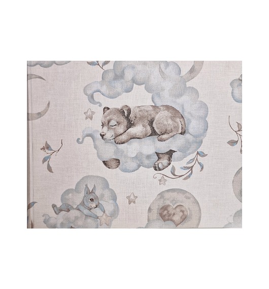 notatniki i albumy Album na zdjęcia Mis na chmurce 60 stron 24.5x30.5 cm beż