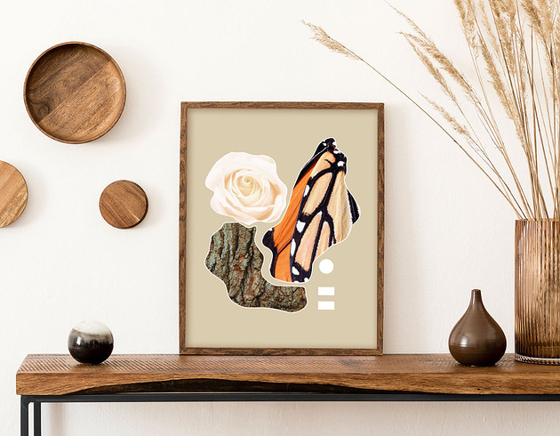 plakaty Autorski plakat dekoracyjny, kolaż