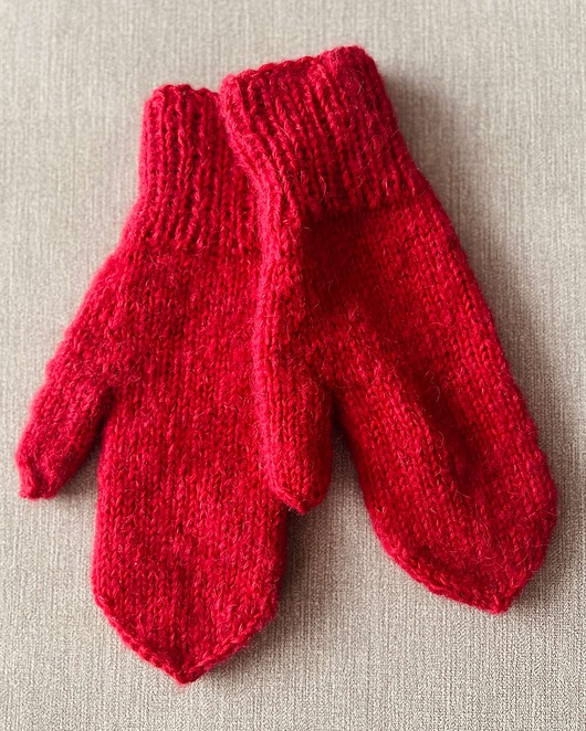 rękawiczki damskie Rękawiczki DANDI - Czerwone - handmade