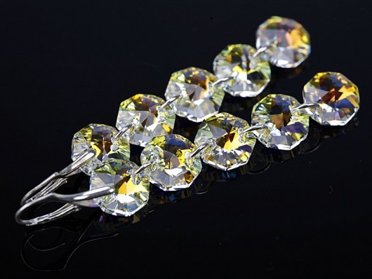 Kryształowa kaskada - Swarovski Crystal ab4 mellody