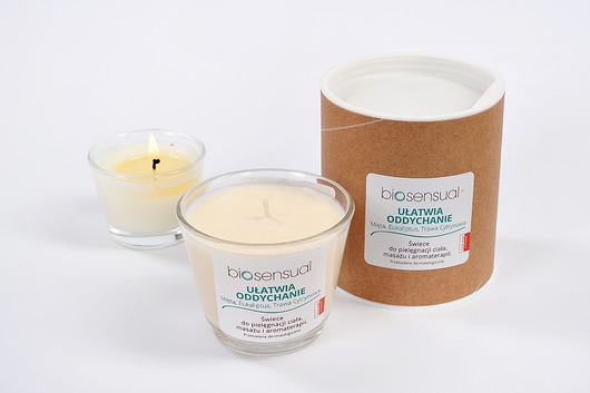 Świeca aromaterapeut. UŁATWIA ODDYCHANIE 100ml Biosensual