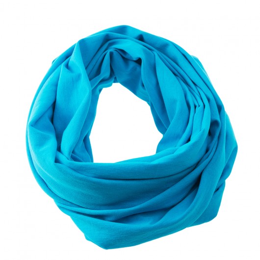 DZIANINOWY KOMIN TUBA SZAL turkus CADOaccessories