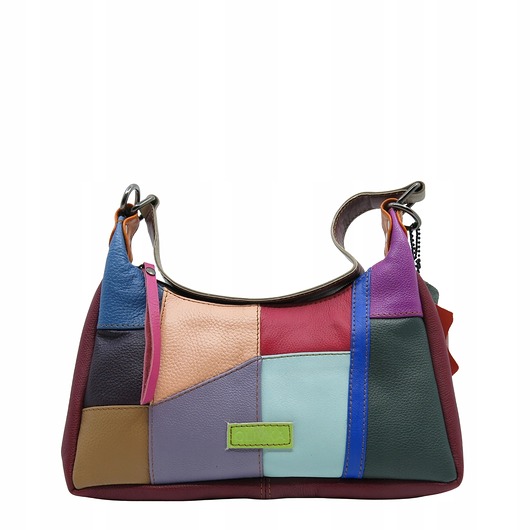 torby na ramię Torebka damska na ramię kolorowa skórzana wygodna zero waste OLIVKA