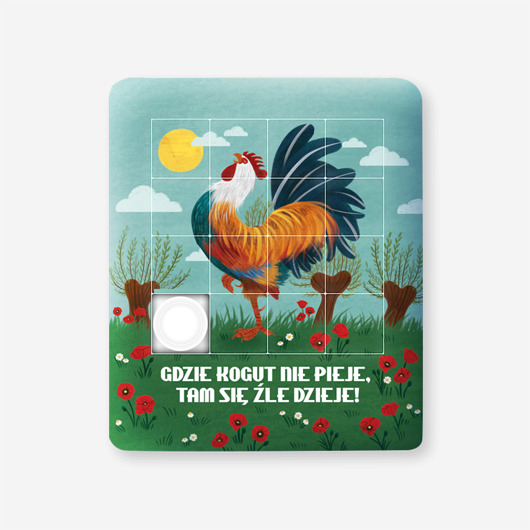 puzzle dla dzieci Układanka Kogut