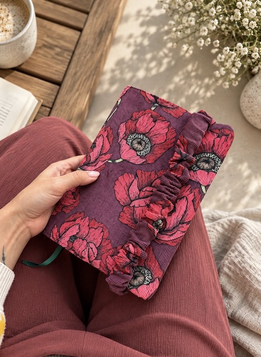 zakładki do książek Etui materiałowe na książkę maki