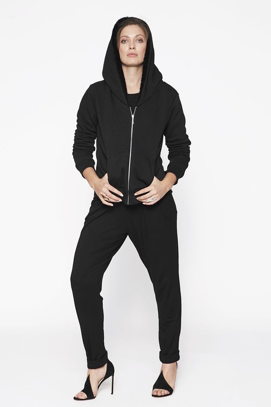  bluza z kapturem MIŚ YOU czarna RISK MADE IN WARSAW