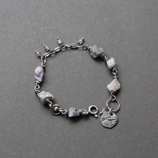 bransoletki z kamieni naturalnych Bransoletka Unikatowe Tanzanity