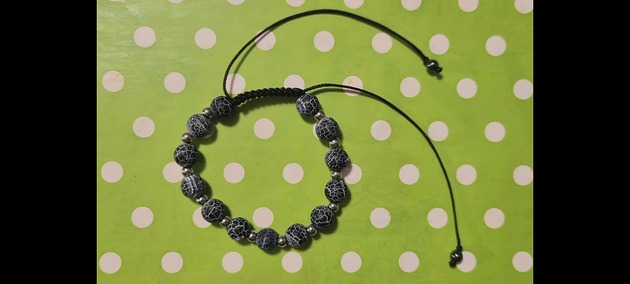 bransoletki z kamieni naturalnych Komplet biżuterii naszyjnik i bransoletka z agatów trawionych