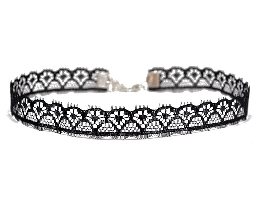 Choker -naszyjnik czarna koronka 13mm ZOKO STORE