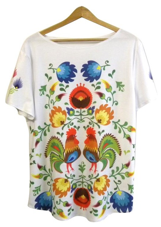Bluzka damska ze wzorem folk S-XL Gaul Designs