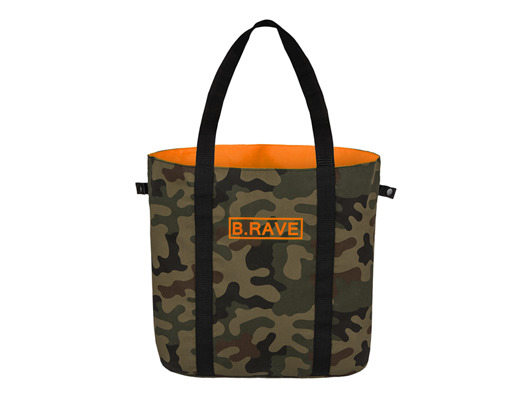 Torba Shopper Dwustronna Camo Fluo Orange BRAVEBAGS