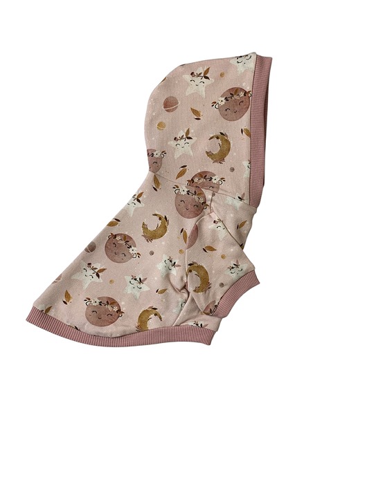 ubranka dla zwierząt Bluza dla psa z kapturem KSIĘŻYC rozmiar S