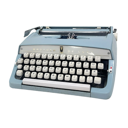 dodatki - różne Walizkowa maszyna do pisania Brother De Luxe, Japonia, lata 70.