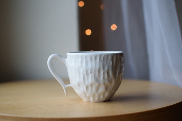 Filiżanka Ceramiczna Biała Kora 270ml Ceramika Ciepliki