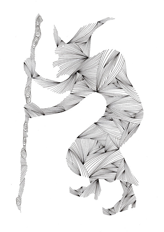 grafiki i ilustracje 50. WIEDŹMA - rysunek, plakat.