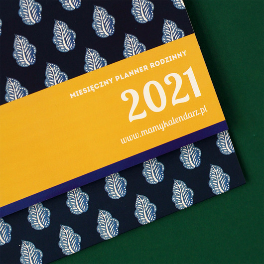 Rodzinny planner miesięczny na 2021 rok MaMy Kalendarz