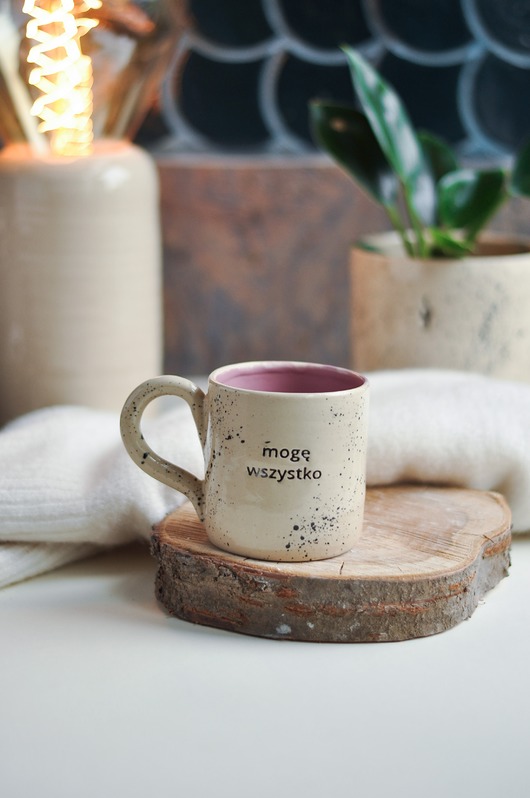 kubki Ceramiczny Kubek 250 ml "Mogę Wszystko"