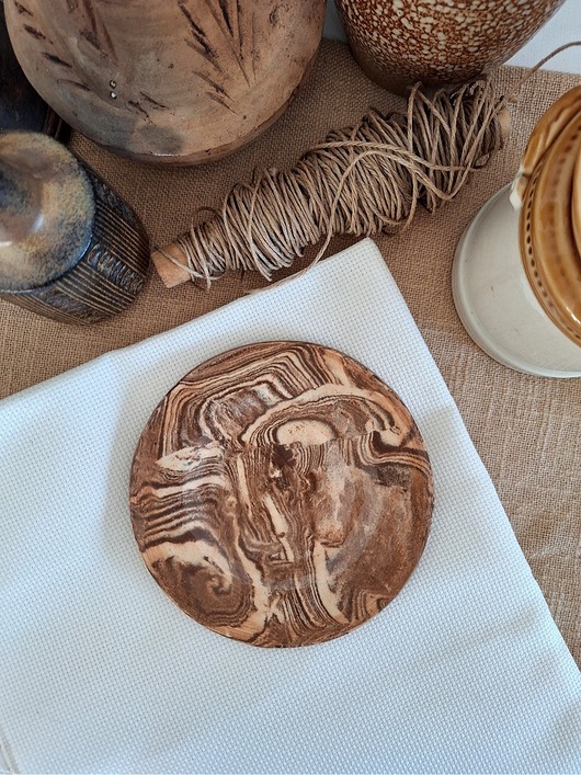 pojemniki na biżuterię Podstawka ceramiczna talerzyk dekoracyjny