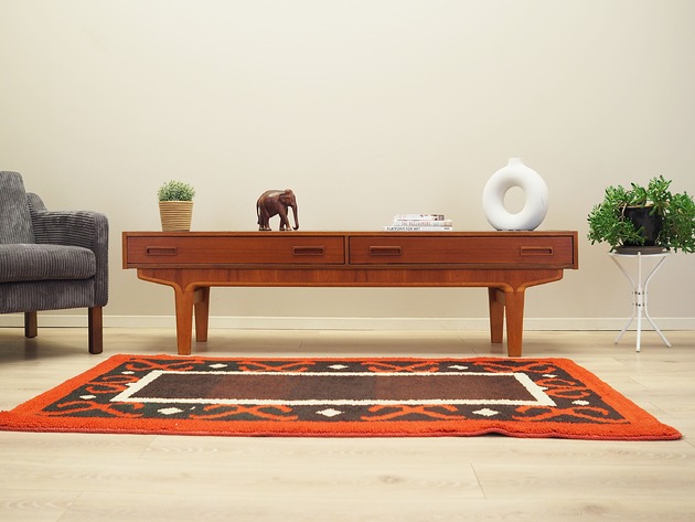 komody i szafki Lowboard tekowy, duński design, lata 60, produkcja: Dania
