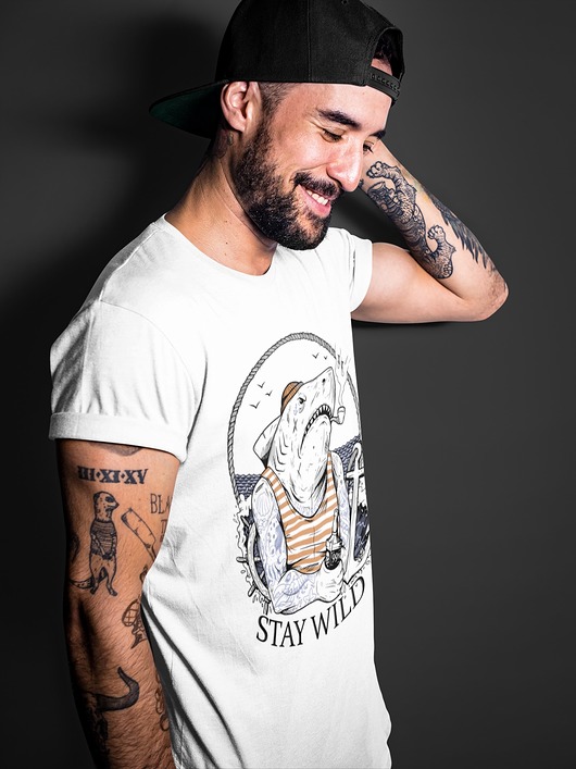 t-shirty męskie T - shirt "Shark"