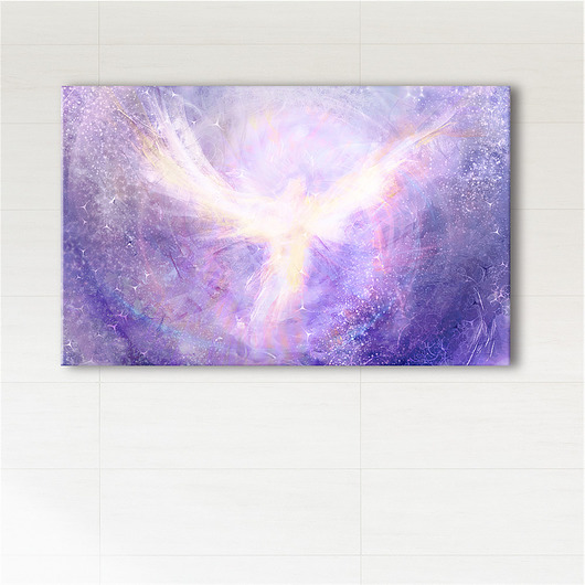obrazy Obraz energetyczny - Anielski kontakt - płótno