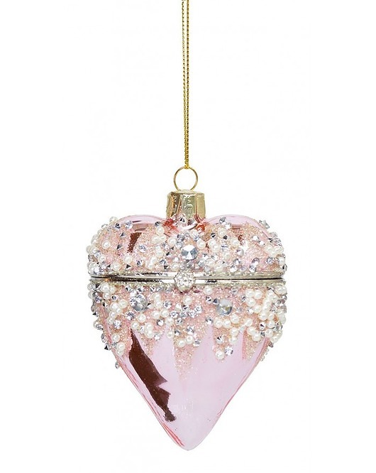 bombki Bombka Choinkowa z Koralikami Otwierana Corazon