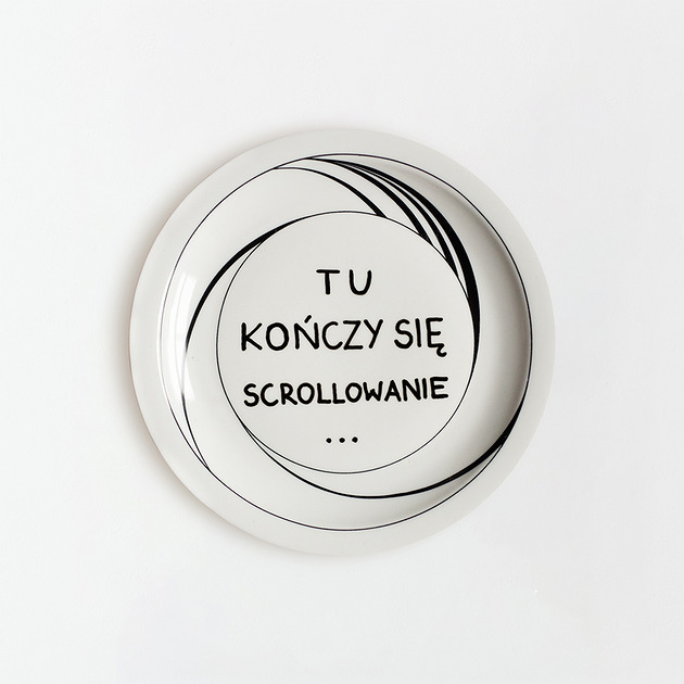 Ozdoby na ścianę Talerz na ścianę - scrollowanie