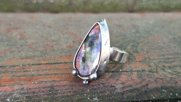 pierścionki - różne Test Rorschacha - pierścionek regulowany