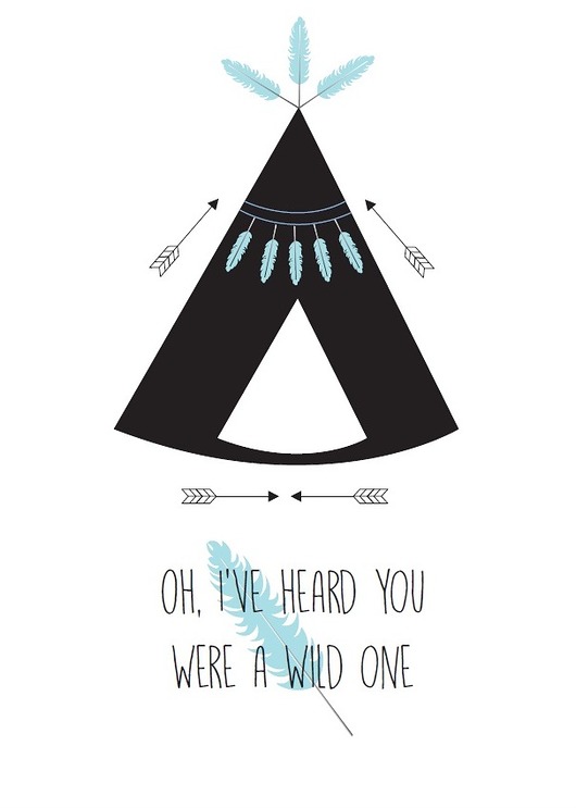 PLAKAT "WILD ONE" A3 My Prints