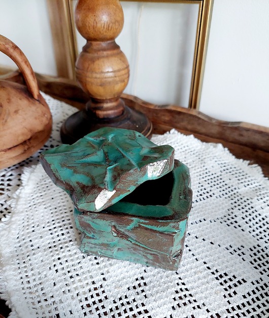 pojemniki na biżuterię Ceramiczna szkatułka na biżuterię
