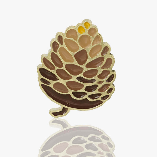 przypinki Pins "Szyszka"