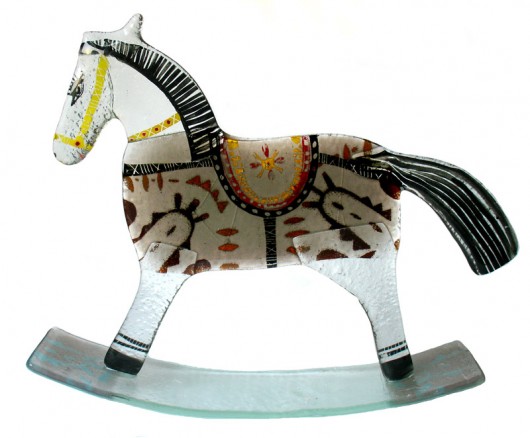 konik na biegunach CYNAMON Borowska Glass Design