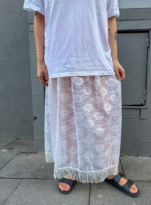spódnice maxi Vintage Fringe Lace