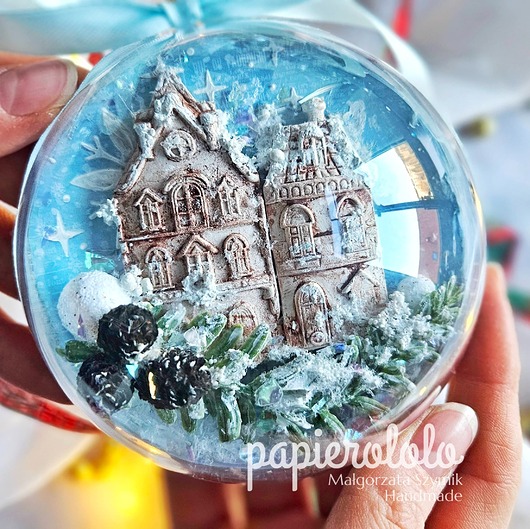 bombki Bombka z kamieniczkami 2