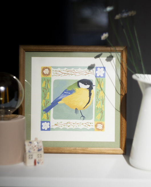 grafiki i ilustracje Print 17x17 cm BOGATKA