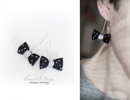 Ribbons black FlowerFelt Design