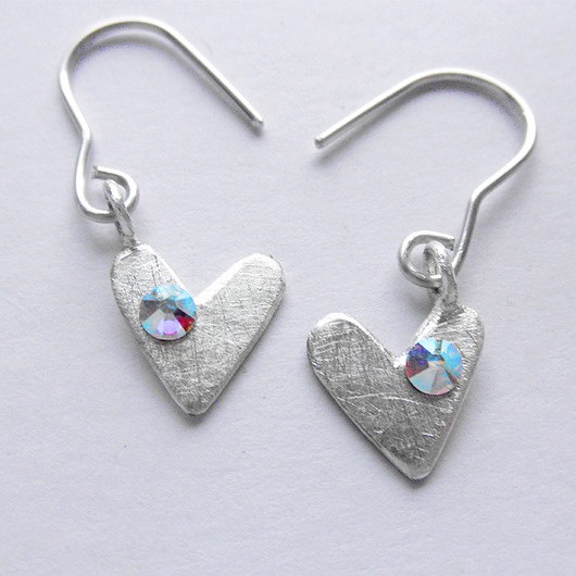 kolczyki srebrne Kolczyki srebrne SERDUSZKO