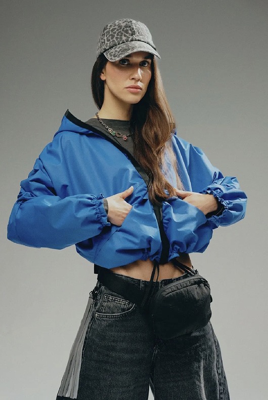 kurtki damskie Armadillo Łupinka, krótka kurtka przeciwdeszczowa, one size