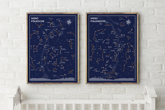  Zestaw Małego Astronoma - plakaty 30x40 cm Follygraph