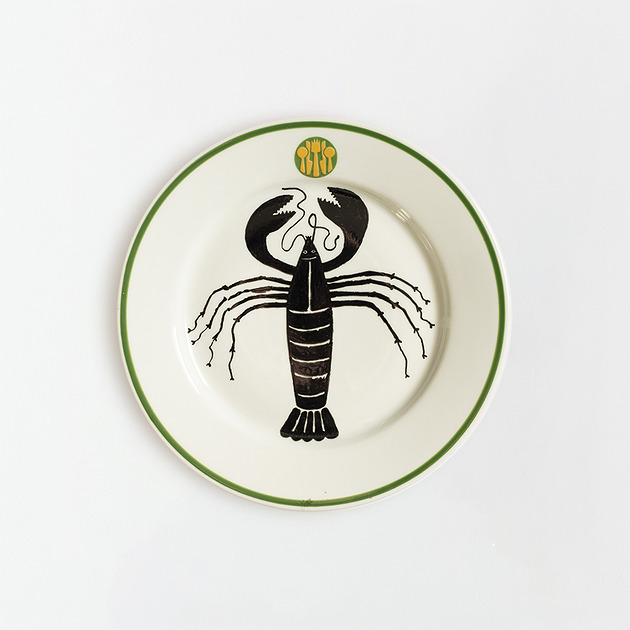 Ozdoby na ścianę Talerz na ścianę - rak