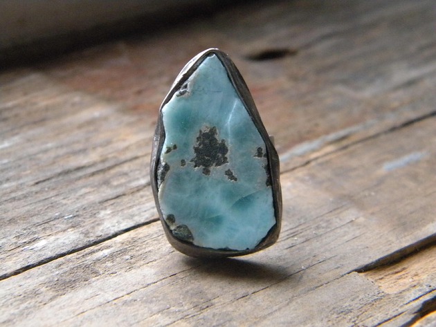 pierścionki - różne Larimar   - pierścionek