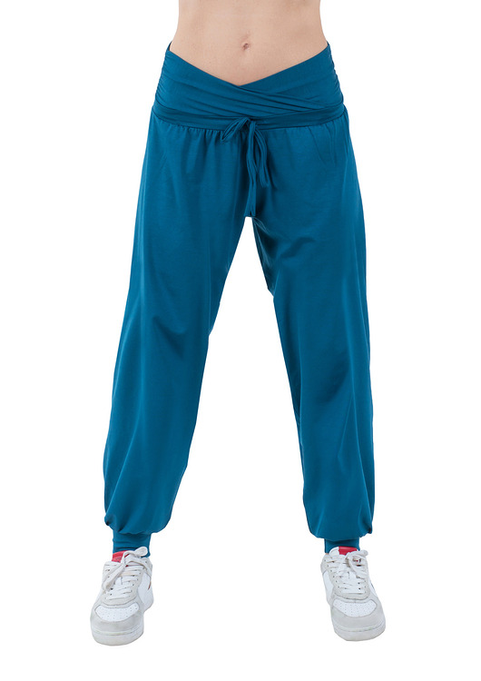 spodnie dresowe damskie Spodnie alladynki haremki casual oversize