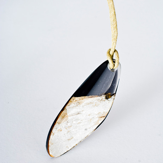 Ciekawy i niepowtarzalny naszyjnik. Naturalna ko So Jewelry