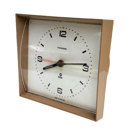 zegary Mechaniczny budzik Poltik Monoclock, Polska lata 70.