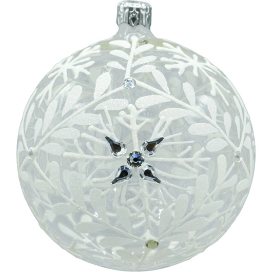 ozdoby choinkowe Bombka okrągła: Śnieżny Ornament