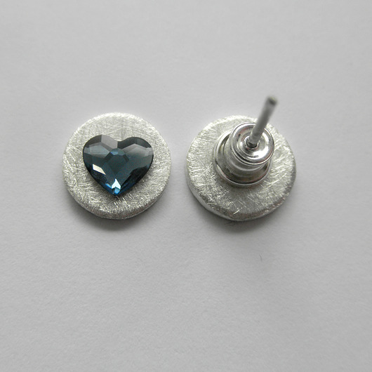 kolczyki swarovski Kolczyki Swarovski SERDUSZKO