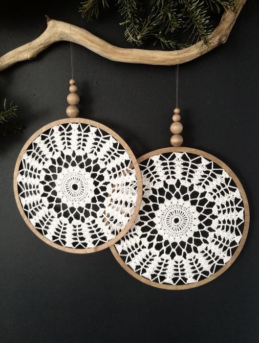 łapacze snów Łapacz snów dekoracja ścienna koronkowa