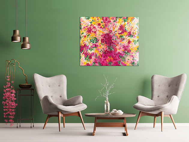 obrazy Obraz  ręcznie malowany 50x60 cm Spring Explosion